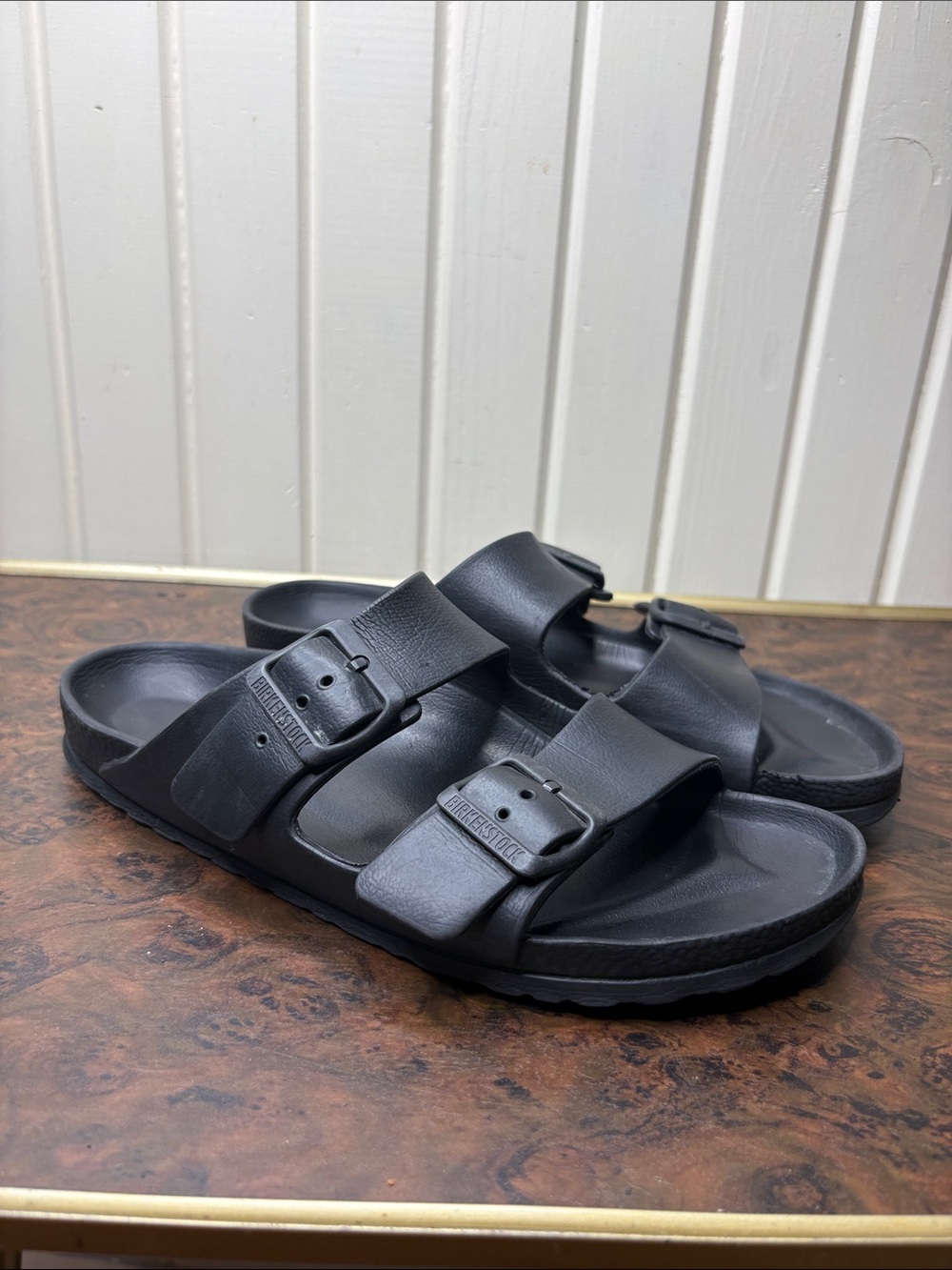 Birkenstock Black Rubber Size EU 39 US Women's 8 | 8.5